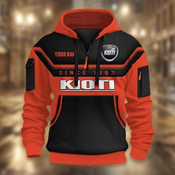 Limited Edition Half Zip Hoodie Tractor Kioti