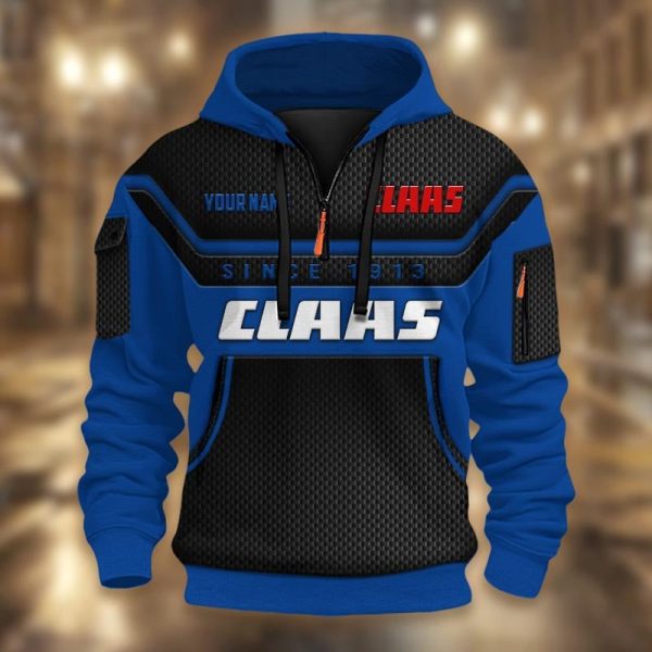 Limited Edition Half Zip Hoodie Tractor Claas