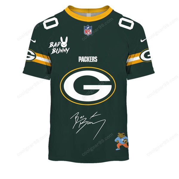 Green Bay Packers x Bad Bunny Super Bowl 2026 Limited NFL Jeresey - Image 4