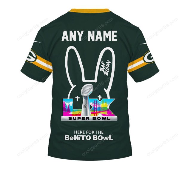 Green Bay Packers x Bad Bunny Super Bowl 2026 Limited NFL Jeresey - Image 5