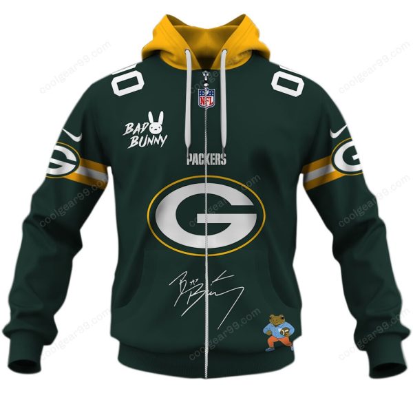 Green Bay Packers x Bad Bunny Super Bowl 2026 Limited NFL Jeresey - Image 2