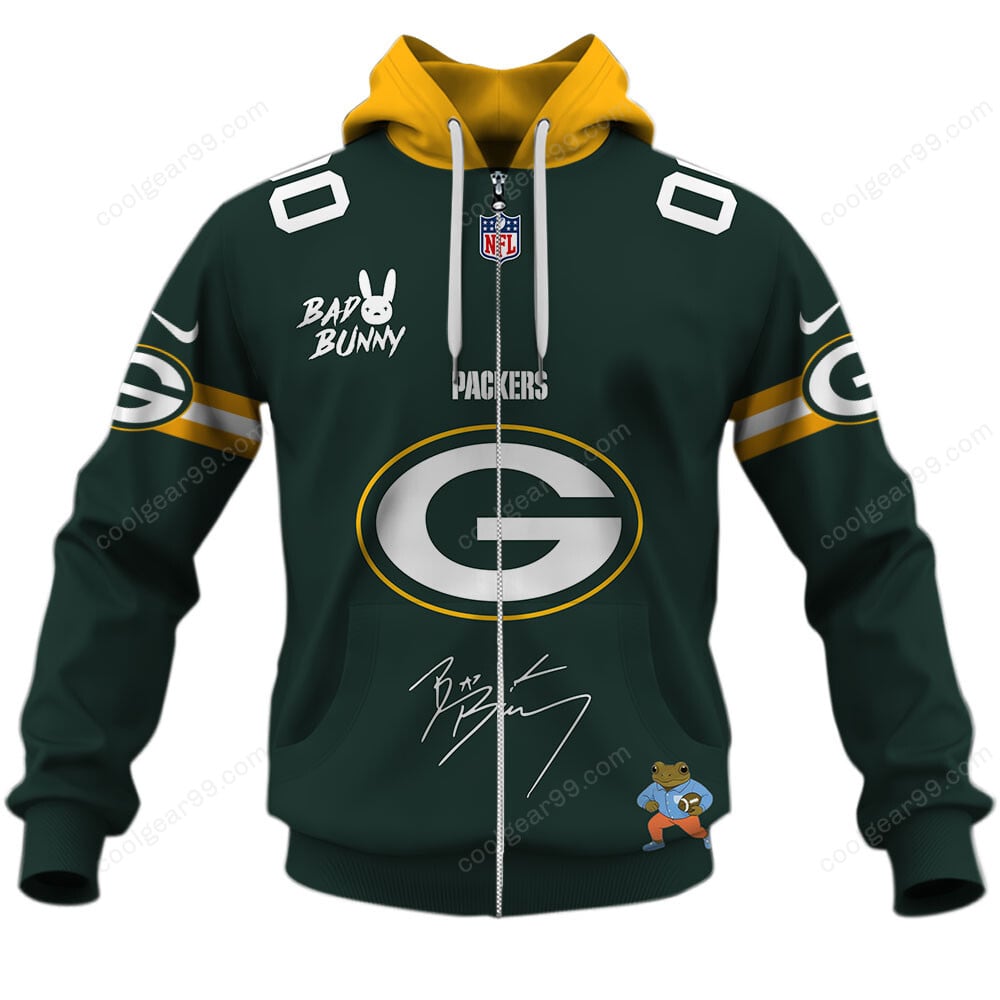 Green Bay Packers x Bad Bunny Super Bowl 2026 Limited NFL Jeresey - Image 2