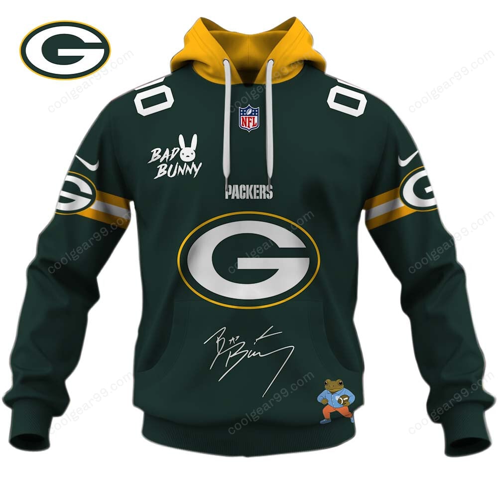 Green Bay Packers x Bad Bunny Super Bowl 2026 Limited NFL Jeresey