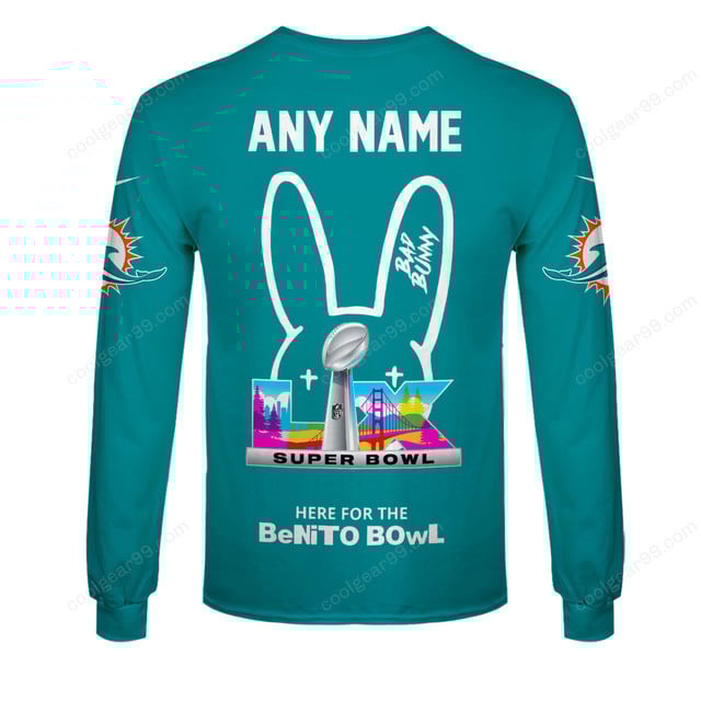 Miami Dolphins x Bad Bunny Super Bowl 2026 Limited Edition NFL Jeresey - Image 7