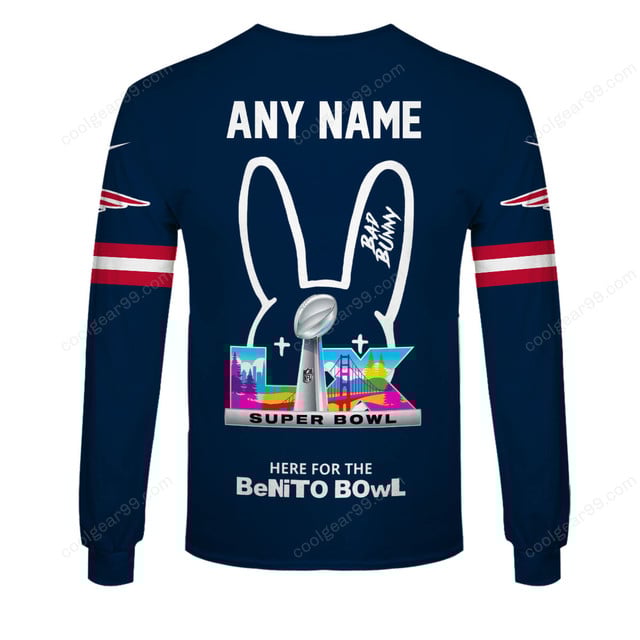 New England Patriots x Bad Bunny Super Bowl 2026 Limited Edition NFL Jeresey - Image 5