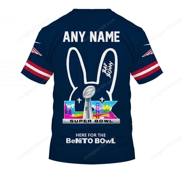 New England Patriots x Bad Bunny Super Bowl 2026 Limited Edition NFL Jeresey - Image 7