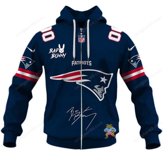 New England Patriots x Bad Bunny Super Bowl 2026 Limited Edition NFL Jeresey - Image 2