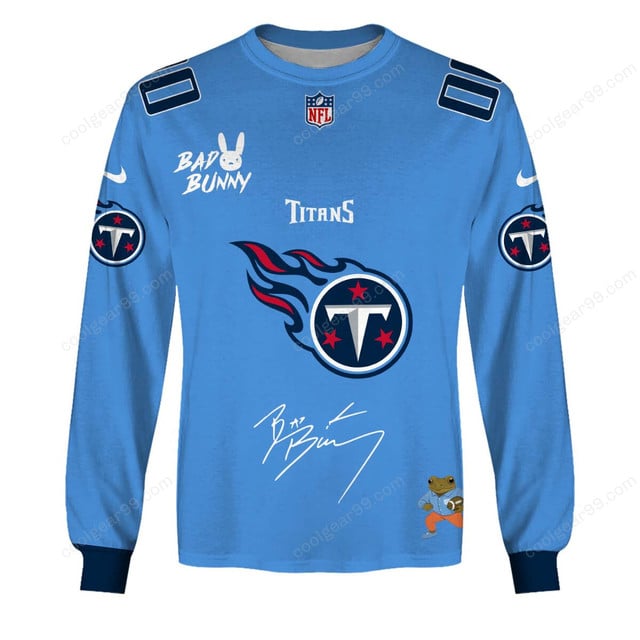 Tennessee Titans x Bad Bunny Super Bowl 2026 Limited Edition NFL Jeresey - Image 4