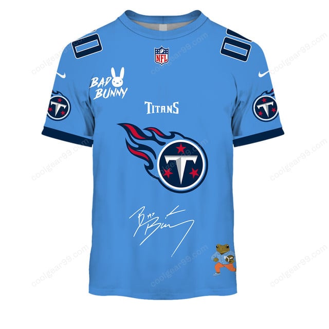 Tennessee Titans x Bad Bunny Super Bowl 2026 Limited Edition NFL Jeresey - Image 6