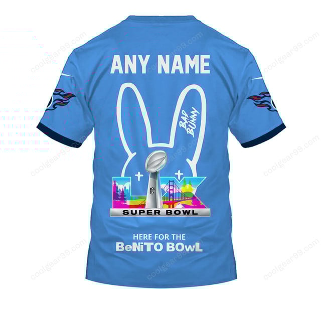 Tennessee Titans x Bad Bunny Super Bowl 2026 Limited Edition NFL Jeresey - Image 7