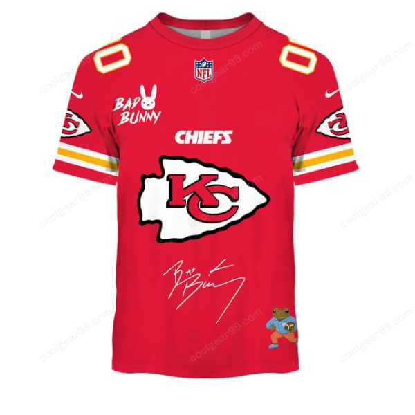 Kansas City Chiefs x Bad Bunny Super Bowl 2026 Limited Edition NFL Jeresey - Image 6