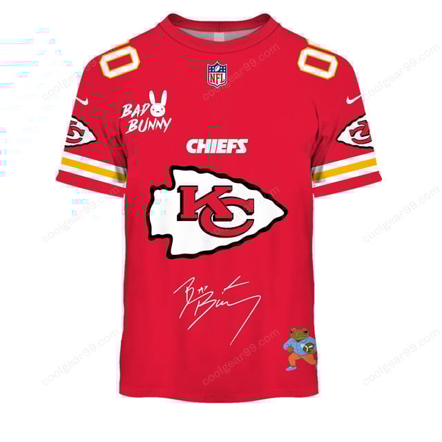 Kansas City Chiefs x Bad Bunny Super Bowl 2026 Limited Edition NFL Jeresey - Image 6