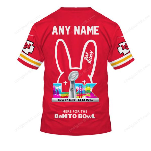Kansas City Chiefs x Bad Bunny Super Bowl 2026 Limited Edition NFL Jeresey - Image 7