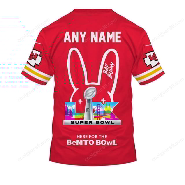 Kansas City Chiefs x Bad Bunny Super Bowl 2026 Limited Edition NFL Jeresey - Image 7