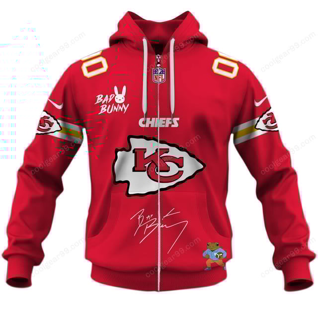 Kansas City Chiefs x Bad Bunny Super Bowl 2026 Limited Edition NFL Jeresey - Image 2