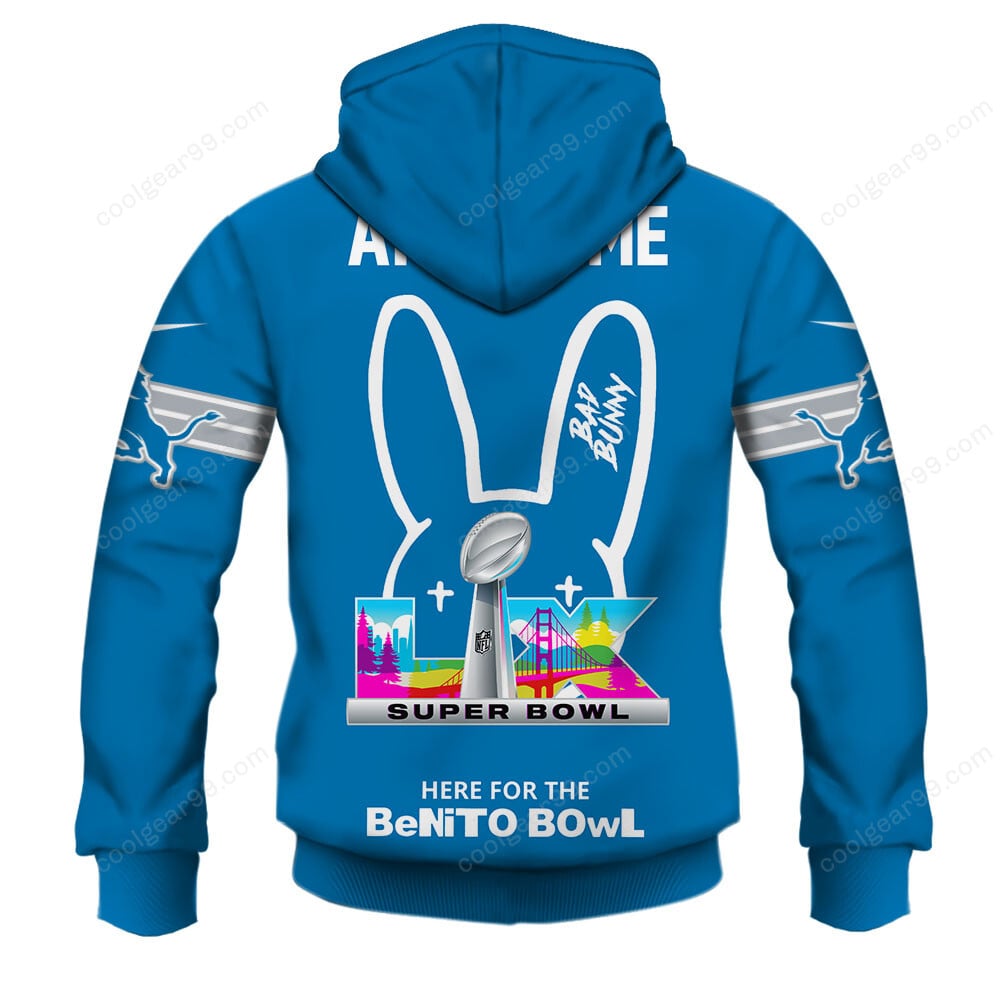 Detroit Lions x Bad Bunny Super Bowl 2026 Limited Edition NFL Jeresey - Image 3