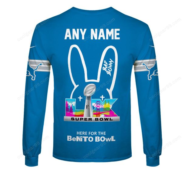 Detroit Lions x Bad Bunny Super Bowl 2026 Limited Edition NFL Jeresey - Image 7