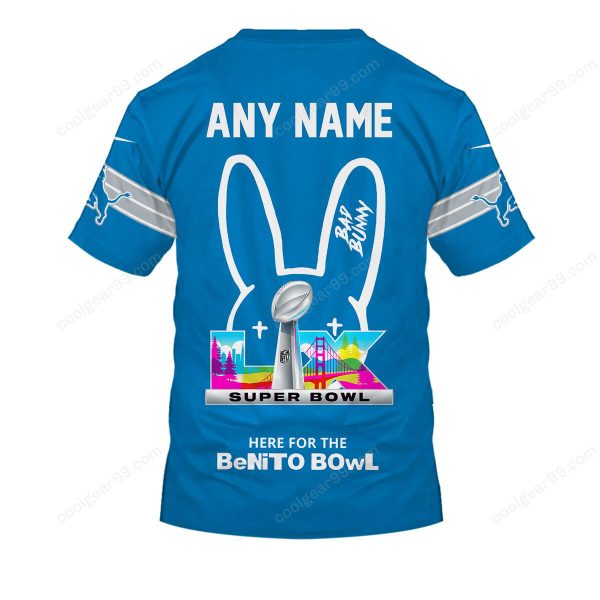 Detroit Lions x Bad Bunny Super Bowl 2026 Limited Edition NFL Jeresey - Image 5