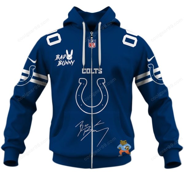 Indianapolis Colts x Bad Bunny Super Bowl 2026 Limited Edition NFL Jeresey - Image 2