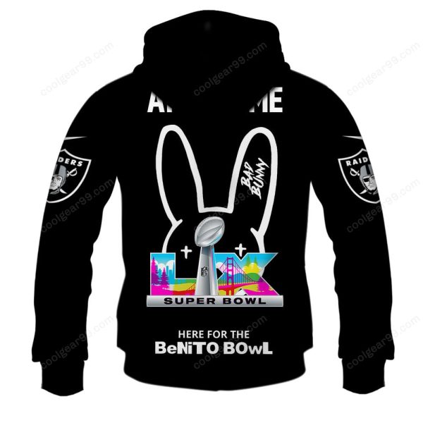 Las Vegas Raiders x Bad Bunny Super Bowl 2026 Limited Edition NFL Jeresey - Image 3