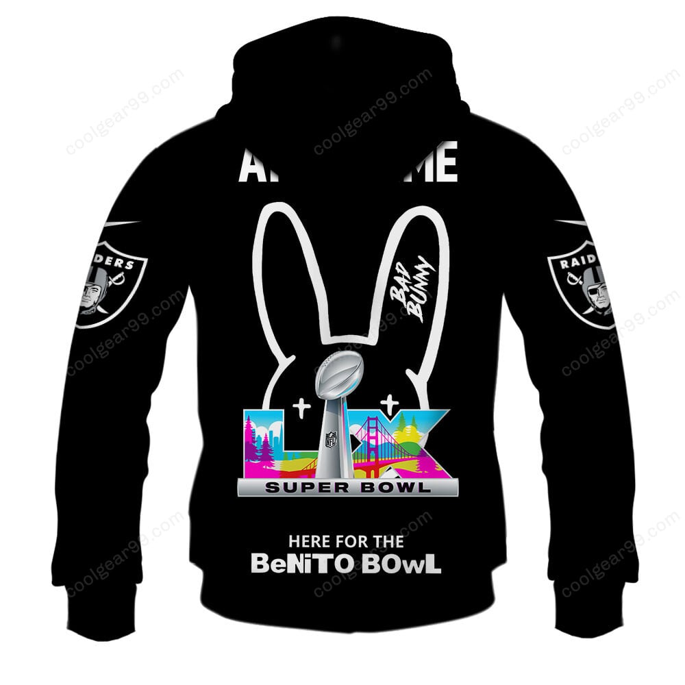 Las Vegas Raiders x Bad Bunny Super Bowl 2026 Limited Edition NFL Jeresey - Image 3