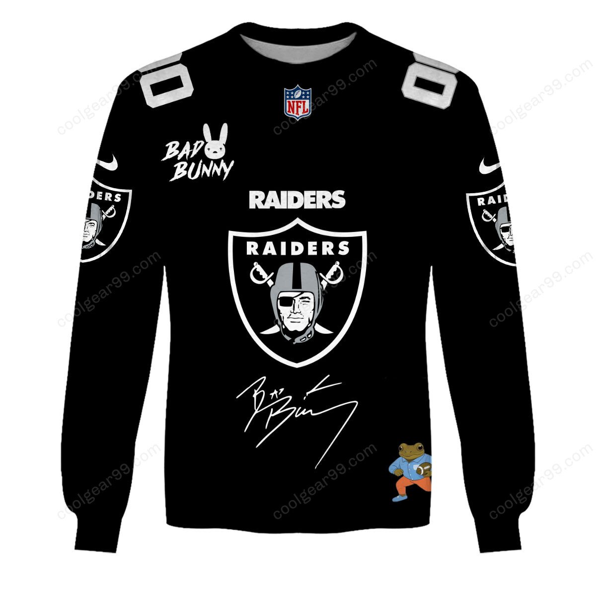 Las Vegas Raiders x Bad Bunny Super Bowl 2026 Limited Edition NFL Jeresey - Image 6