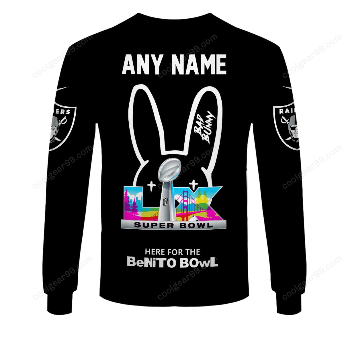 Las Vegas Raiders x Bad Bunny Super Bowl 2026 Limited Edition NFL Jeresey - Image 7