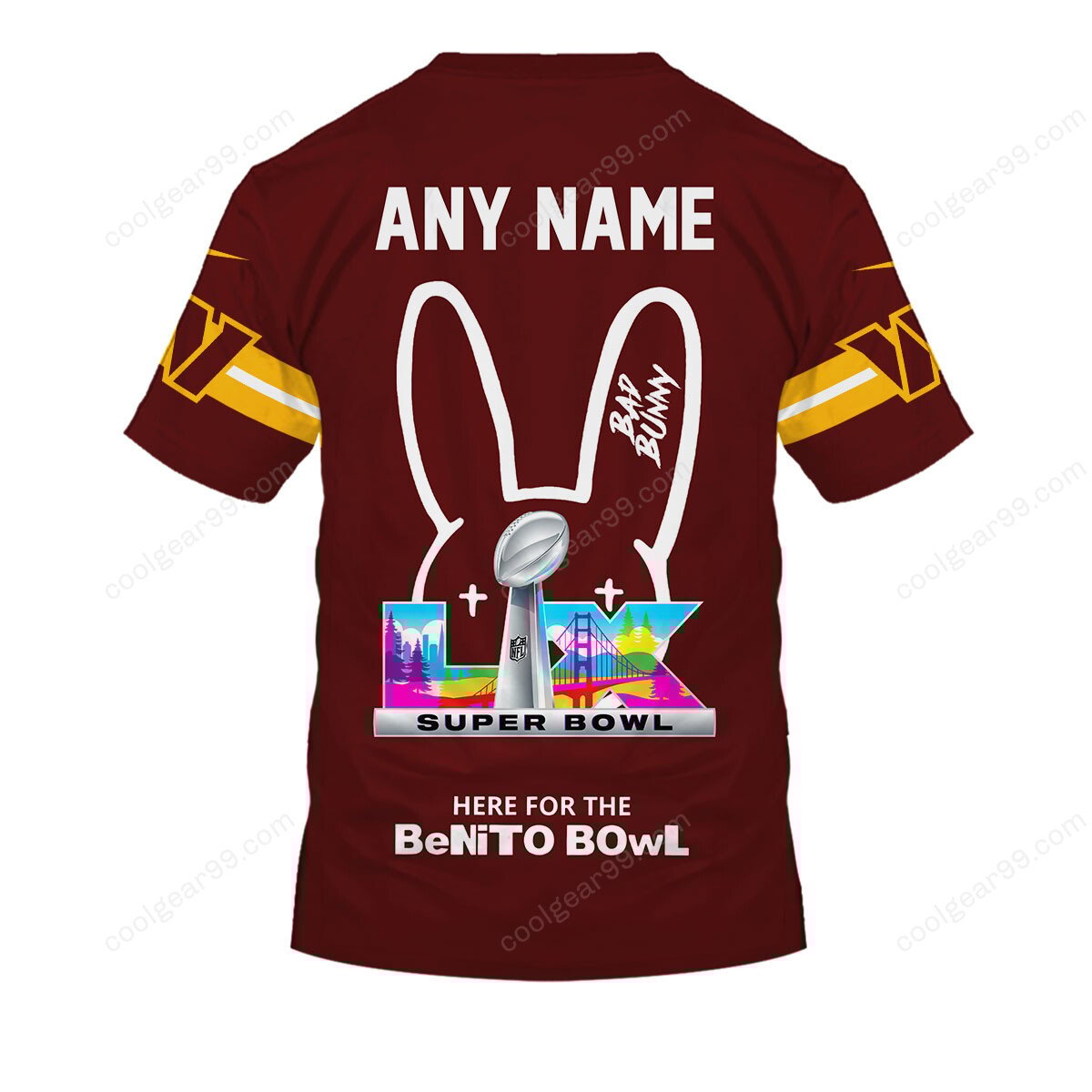 Washington Commanders x Bad Bunny Super Bowl 2026 Limited Edition NFL Jersey - Image 2