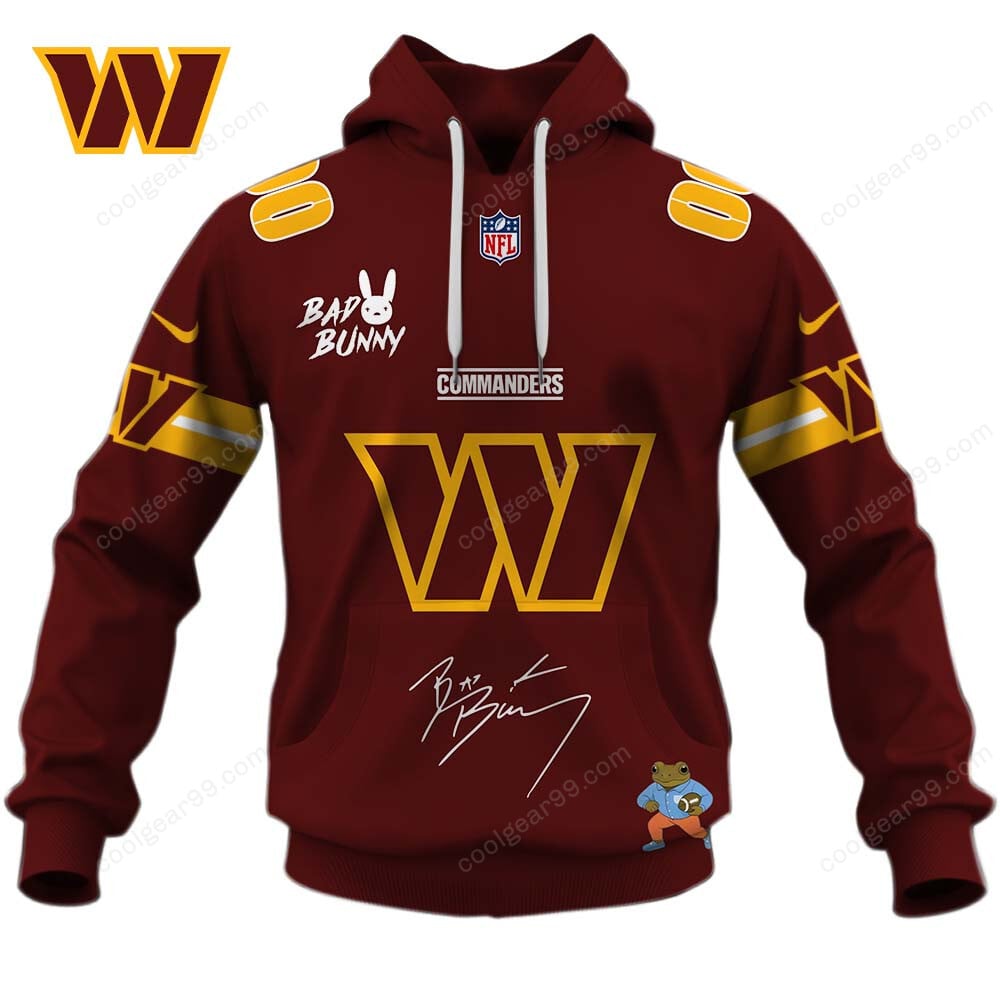 Washington Commanders x Bad Bunny Super Bowl 2026 Limited Edition NFL Jersey