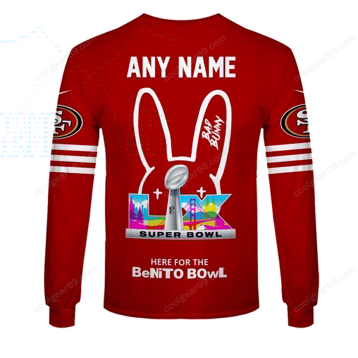 San Francisco 49ers x Bad Bunny Super Bowl 2026 Limited Edition NFL Jeresey - Image 7
