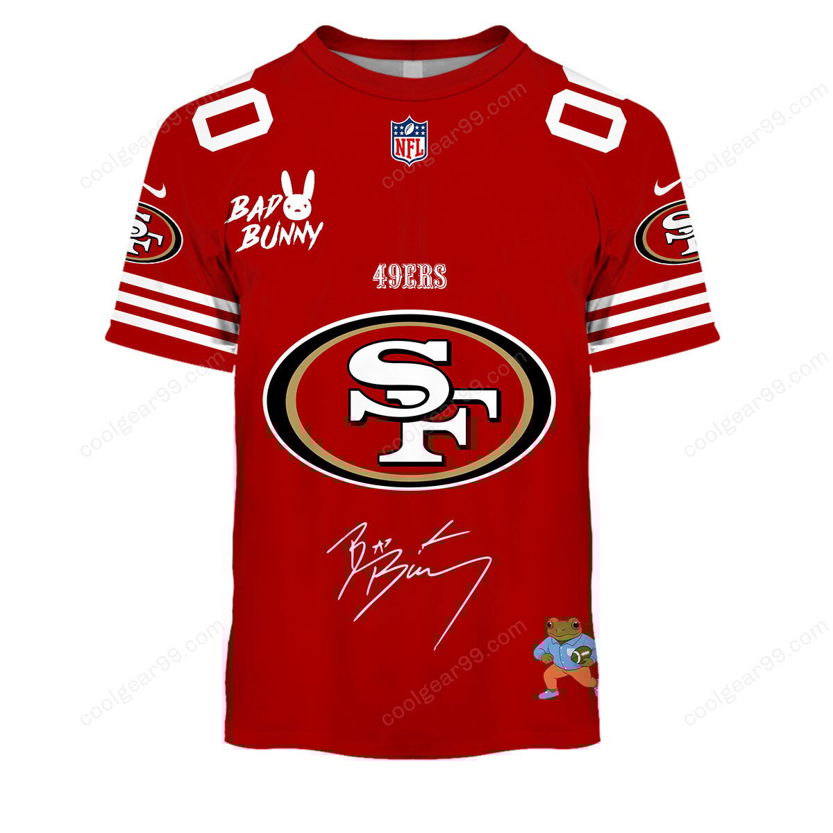 San Francisco 49ers x Bad Bunny Super Bowl 2026 Limited Edition NFL Jeresey - Image 4