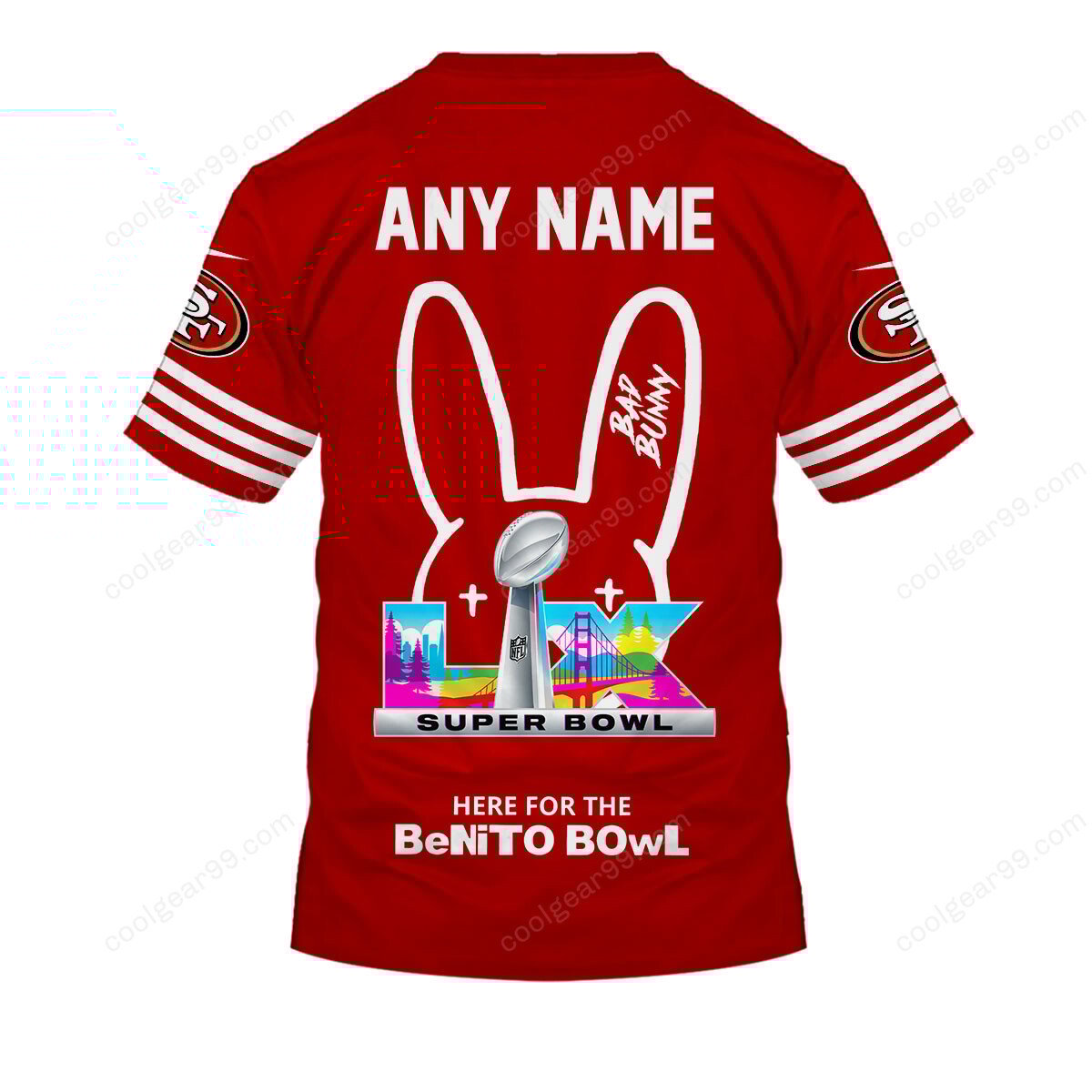 San Francisco 49ers x Bad Bunny Super Bowl 2026 Limited Edition NFL Jeresey - Image 5