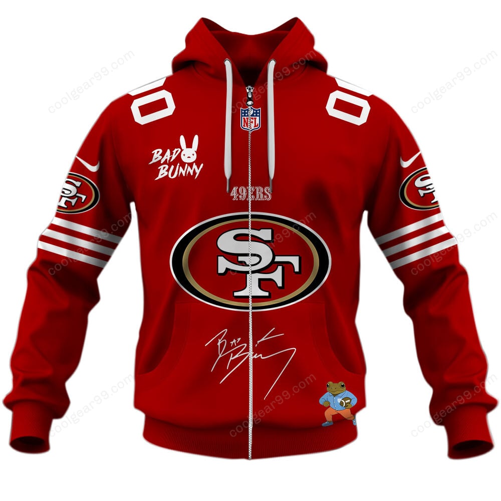 San Francisco 49ers x Bad Bunny Super Bowl 2026 Limited Edition NFL Jeresey - Image 2