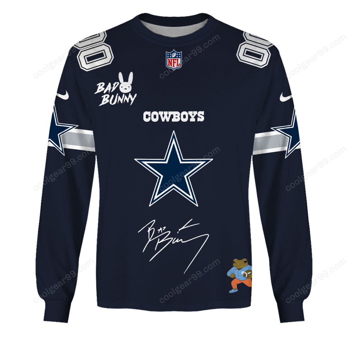 Dallas Cowboys x Bad Bunny Super Bowl 2026 Limited Edition NFL Jeresey - Image 6