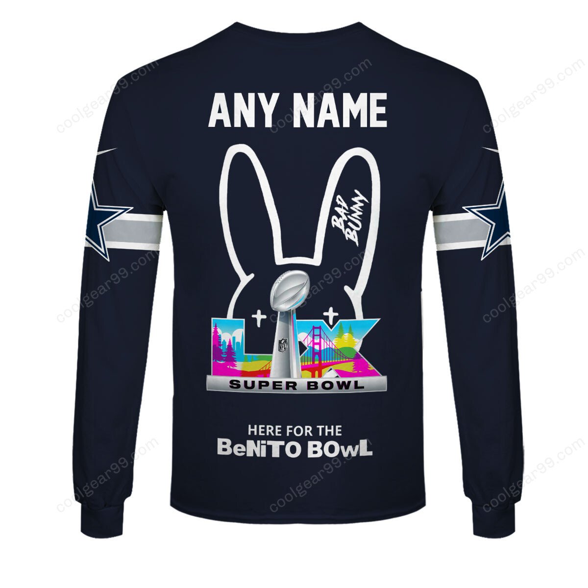 Dallas Cowboys x Bad Bunny Super Bowl 2026 Limited Edition NFL Jeresey - Image 7