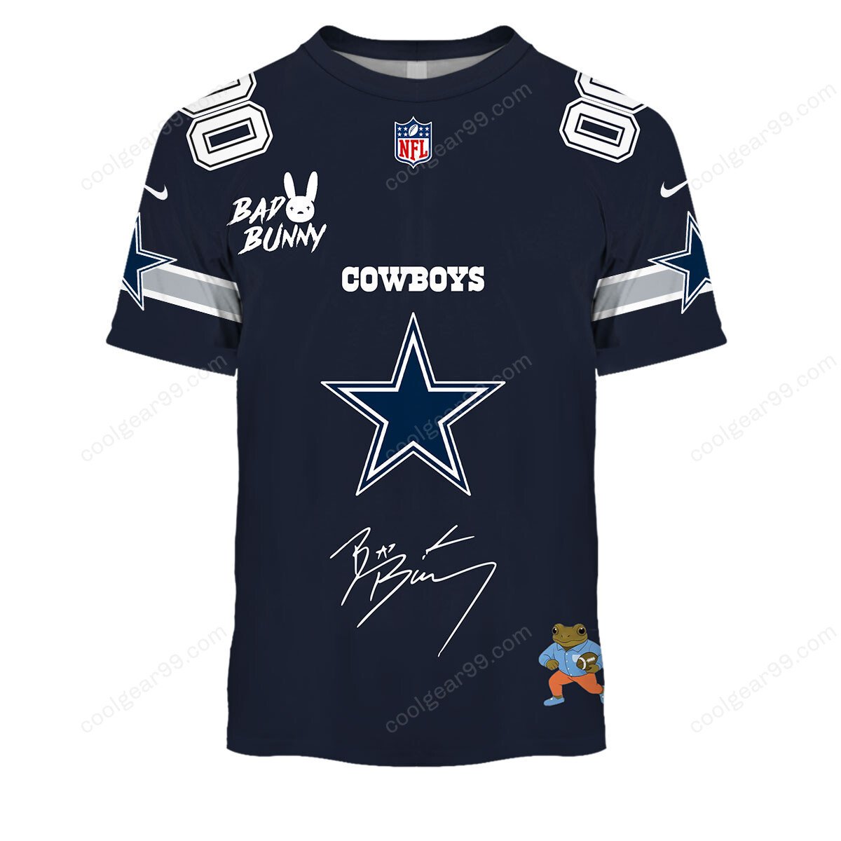Dallas Cowboys x Bad Bunny Super Bowl 2026 Limited Edition NFL Jeresey - Image 2