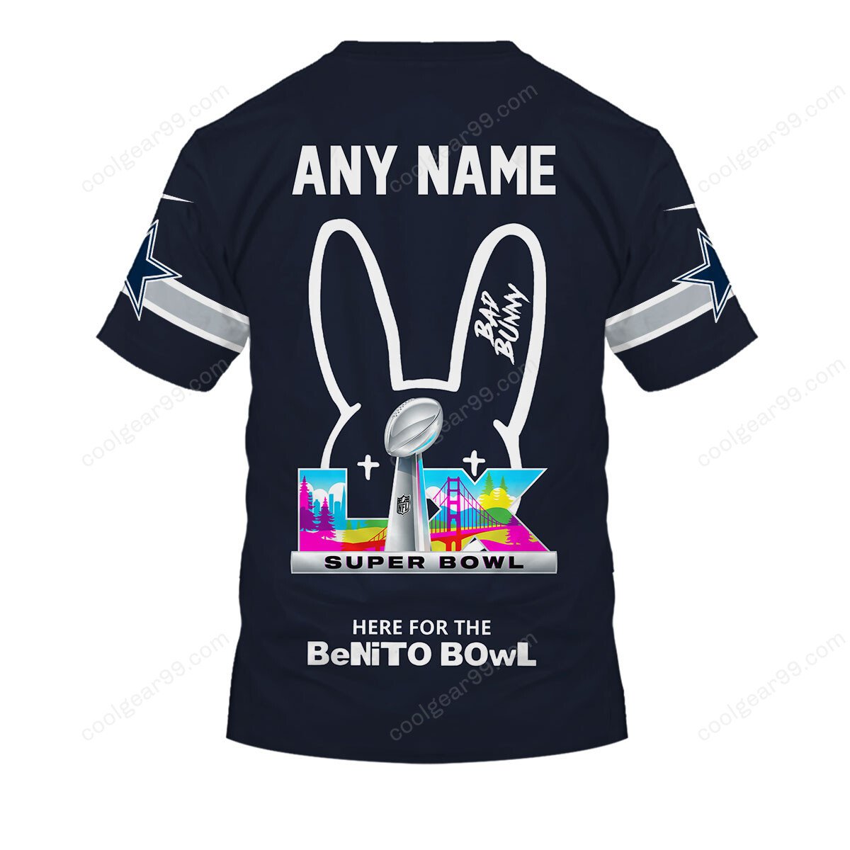 Dallas Cowboys x Bad Bunny Super Bowl 2026 Limited Edition NFL Jeresey - Image 3