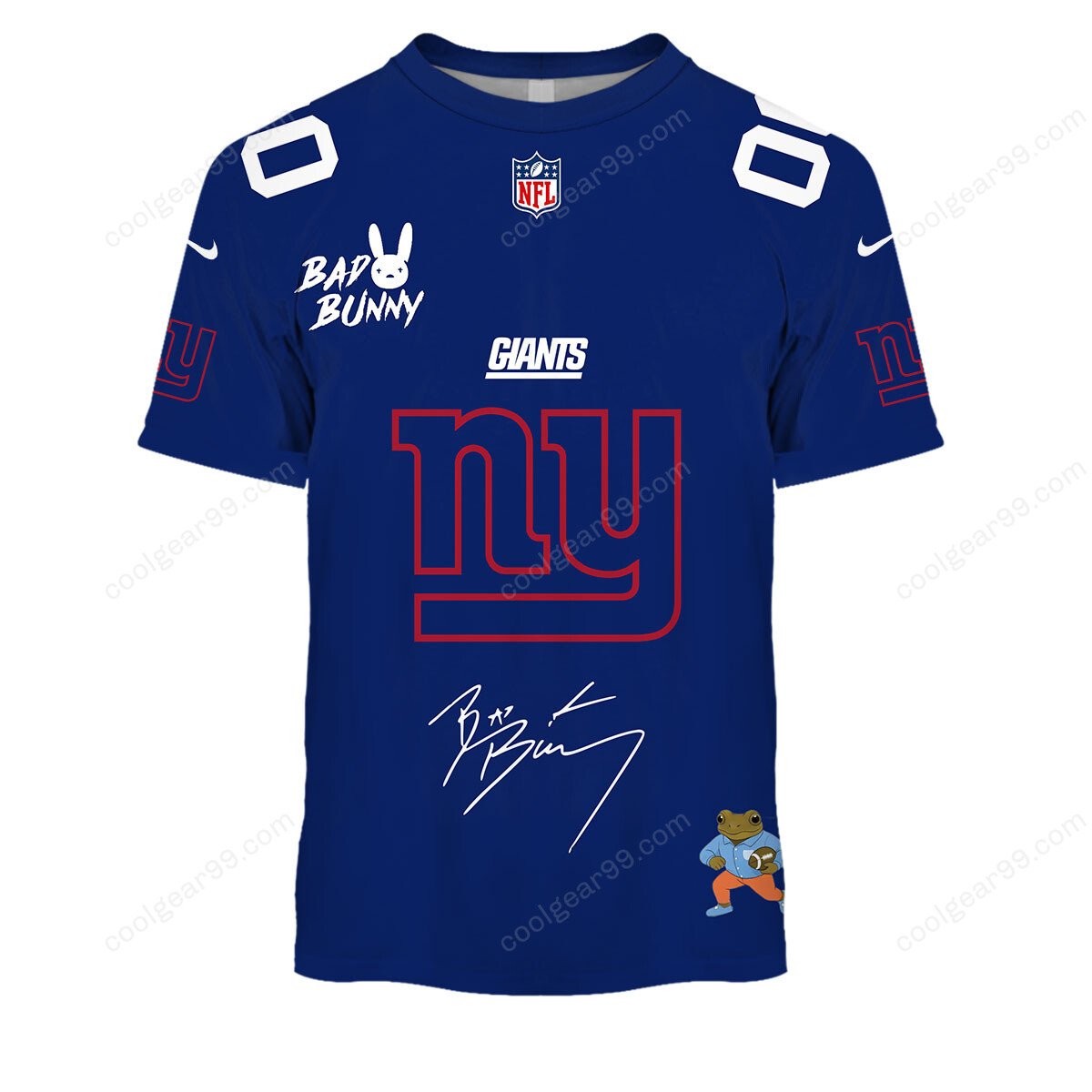 New York Giants x Bad Bunny Super Bowl 2026 Limited Edition NFL Jeresey - Image 4
