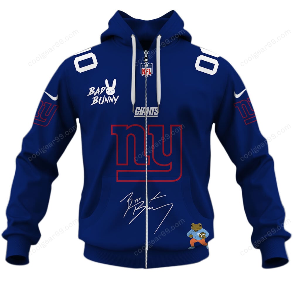 New York Giants x Bad Bunny Super Bowl 2026 Limited Edition NFL Jeresey - Image 2