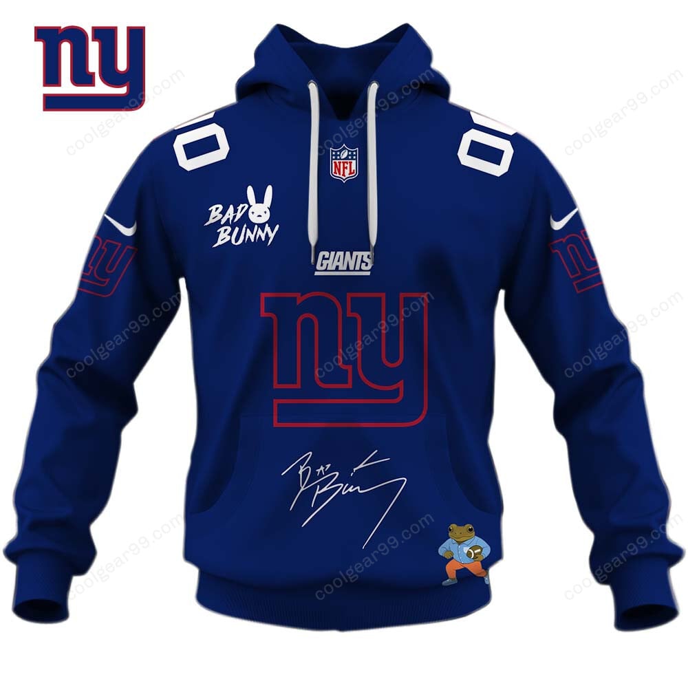 New York Giants x Bad Bunny Super Bowl 2026 Limited Edition NFL Jeresey