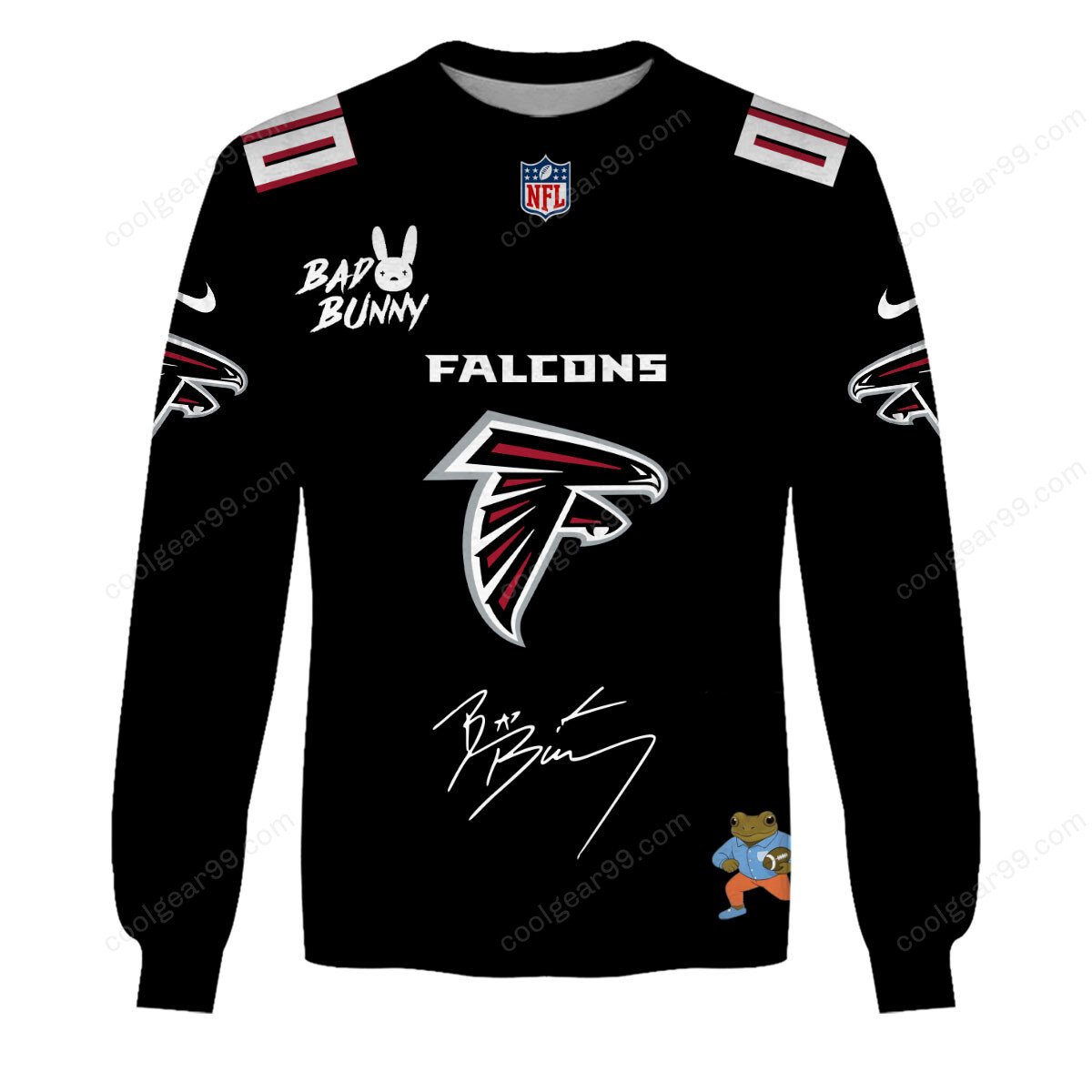 Atlanta Falcons x Bad Bunny Super Bowl 2026 Limited Edition NFL Jeresey - Image 6
