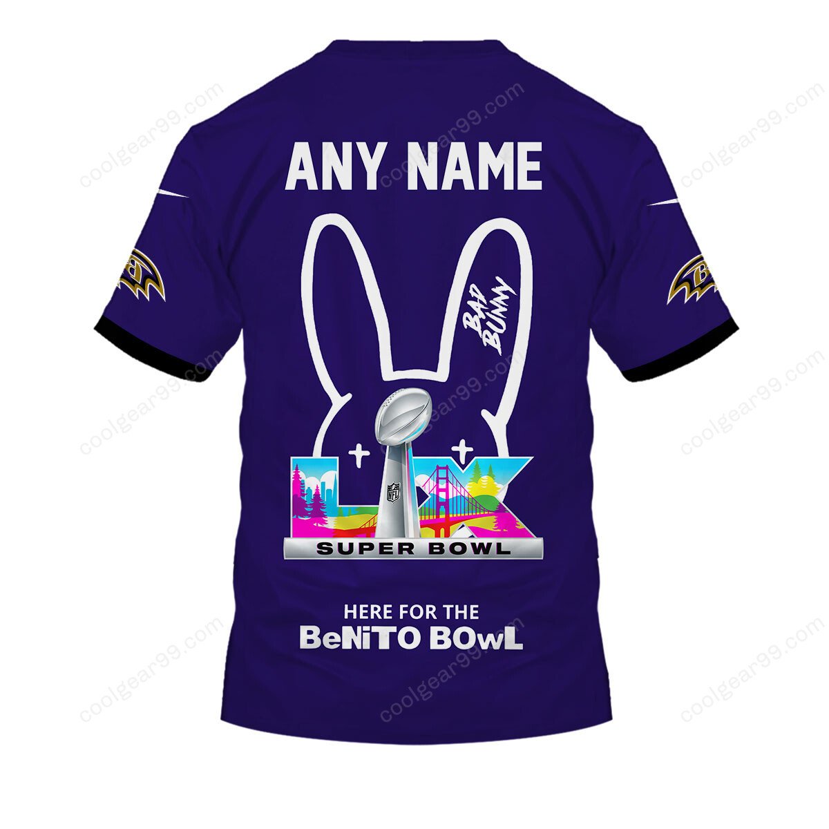 Baltimore Ravens x Bad Bunny Super Bowl 2026 Limited Edition NFL Jeresey - Image 5