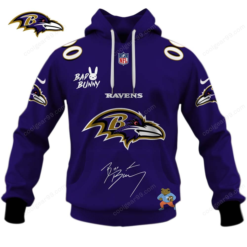 Baltimore Ravens x Bad Bunny Super Bowl 2026 Limited Edition NFL Jeresey