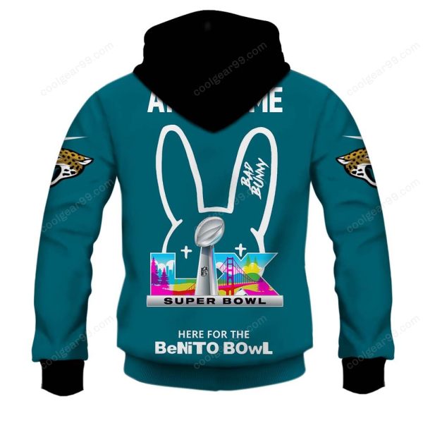 Jacksonville Jaguars x Bad Bunny Super Bowl 2026 Limited Edition NFL Jeresey - Image 3