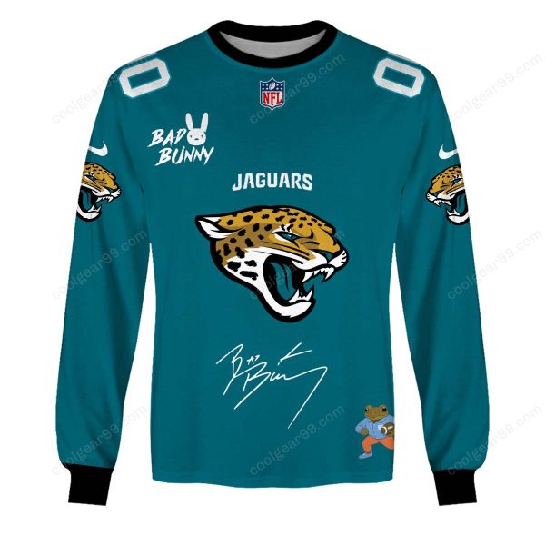 Jacksonville Jaguars x Bad Bunny Super Bowl 2026 Limited Edition NFL Jeresey - Image 6