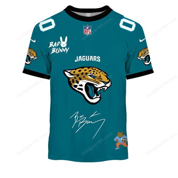 Jacksonville Jaguars x Bad Bunny Super Bowl 2026 Limited Edition NFL Jeresey - Image 4