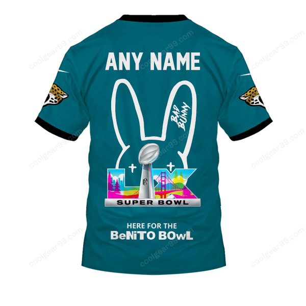 Jacksonville Jaguars x Bad Bunny Super Bowl 2026 Limited Edition NFL Jeresey - Image 5