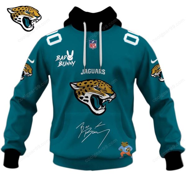 Jacksonville Jaguars x Bad Bunny Super Bowl 2026 Limited Edition NFL Jeresey