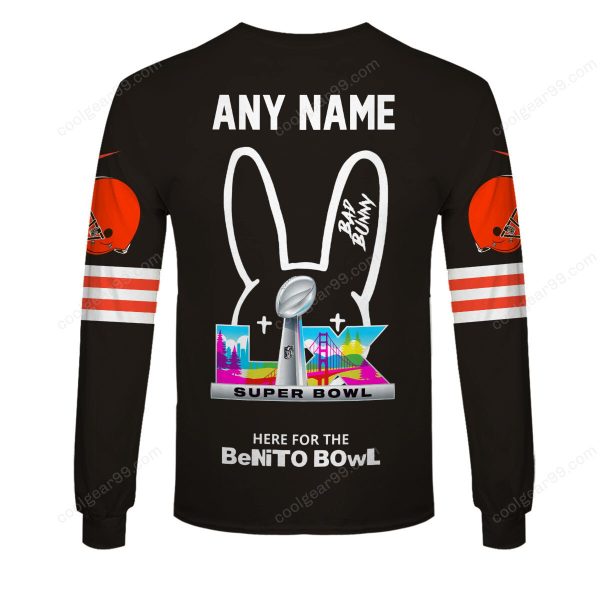 Cleveland Browns x Bad Bunny Super Bowl 2026 Limited Edition NFL Jeresey - Image 7