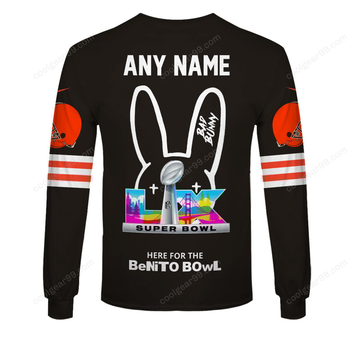 Cleveland Browns x Bad Bunny Super Bowl 2026 Limited Edition NFL Jeresey - Image 7